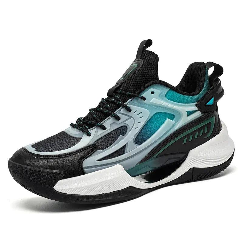 Black Basketball Shoes - Non-Slip with Enhanced Cushioning - MoveUP Outlet